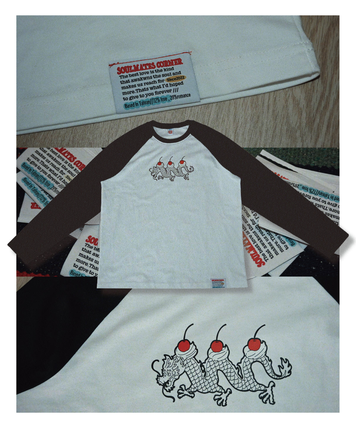 Cherry Blessing Raglan Tee