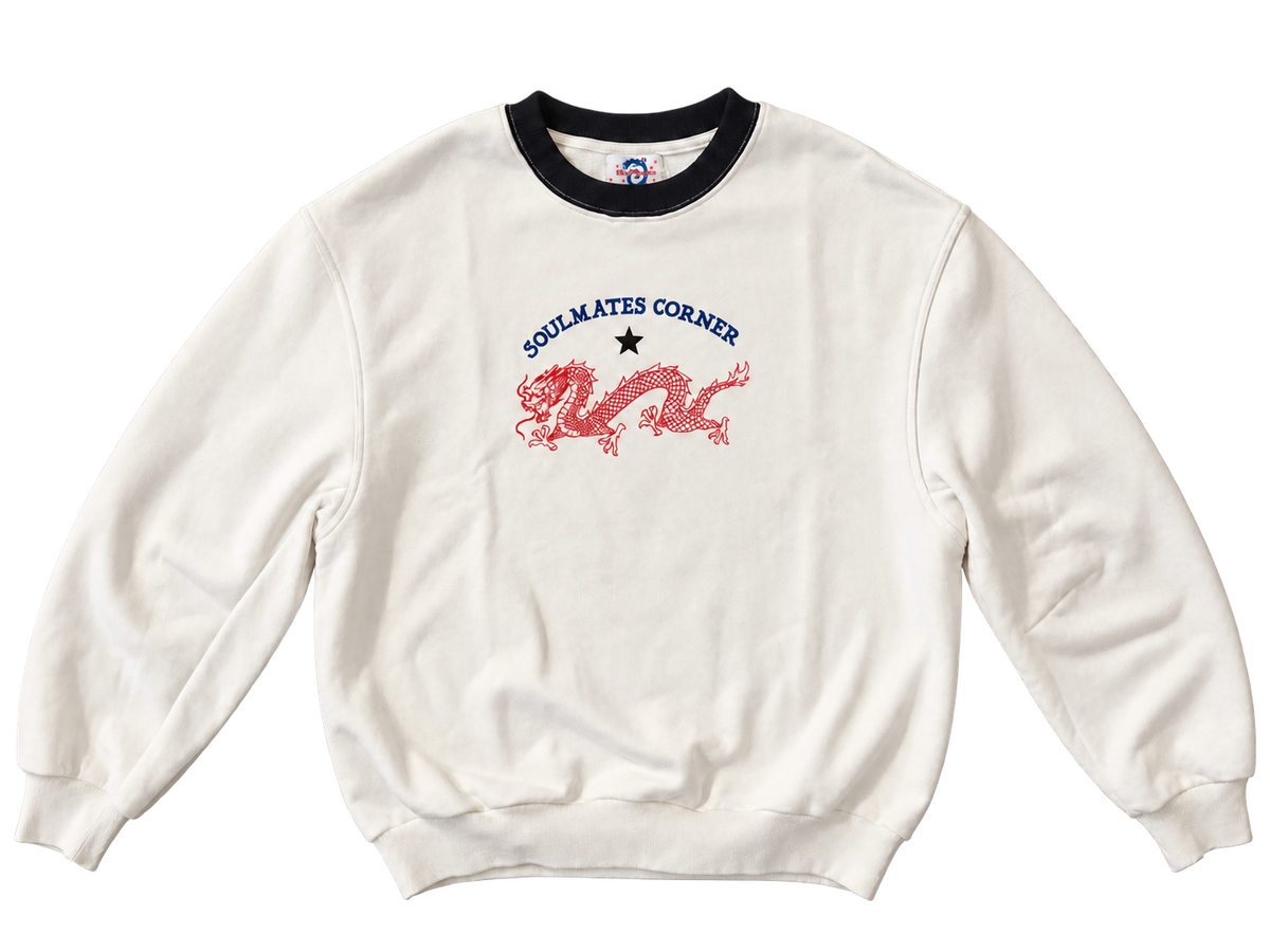 Starbound Dragon Sweatshirt - Ivory